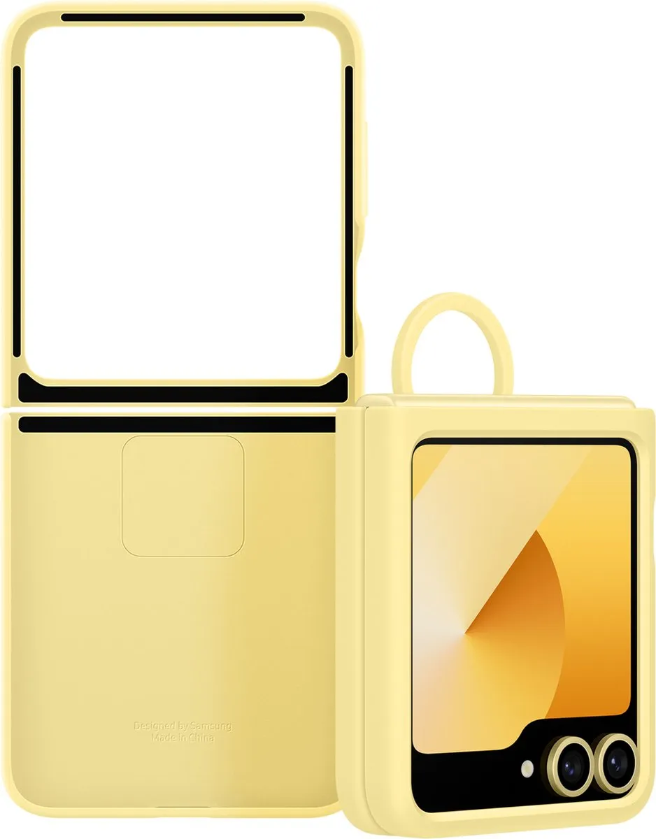 Samsung Galaxy Z Flip6 Silicone Hoesje - Geel EF-PF741TYEGWW
