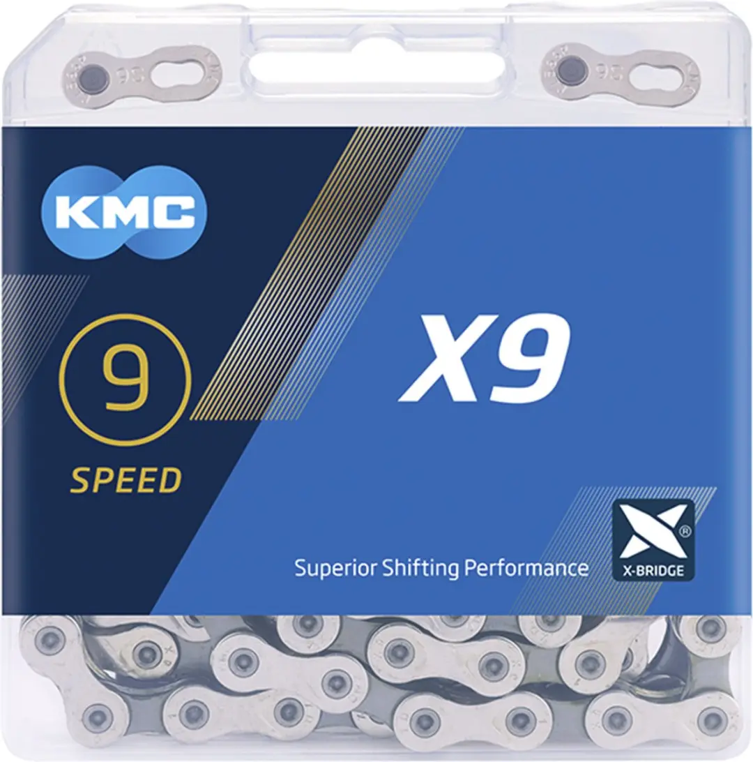 9-speed ketting KMC X9 122 schakels