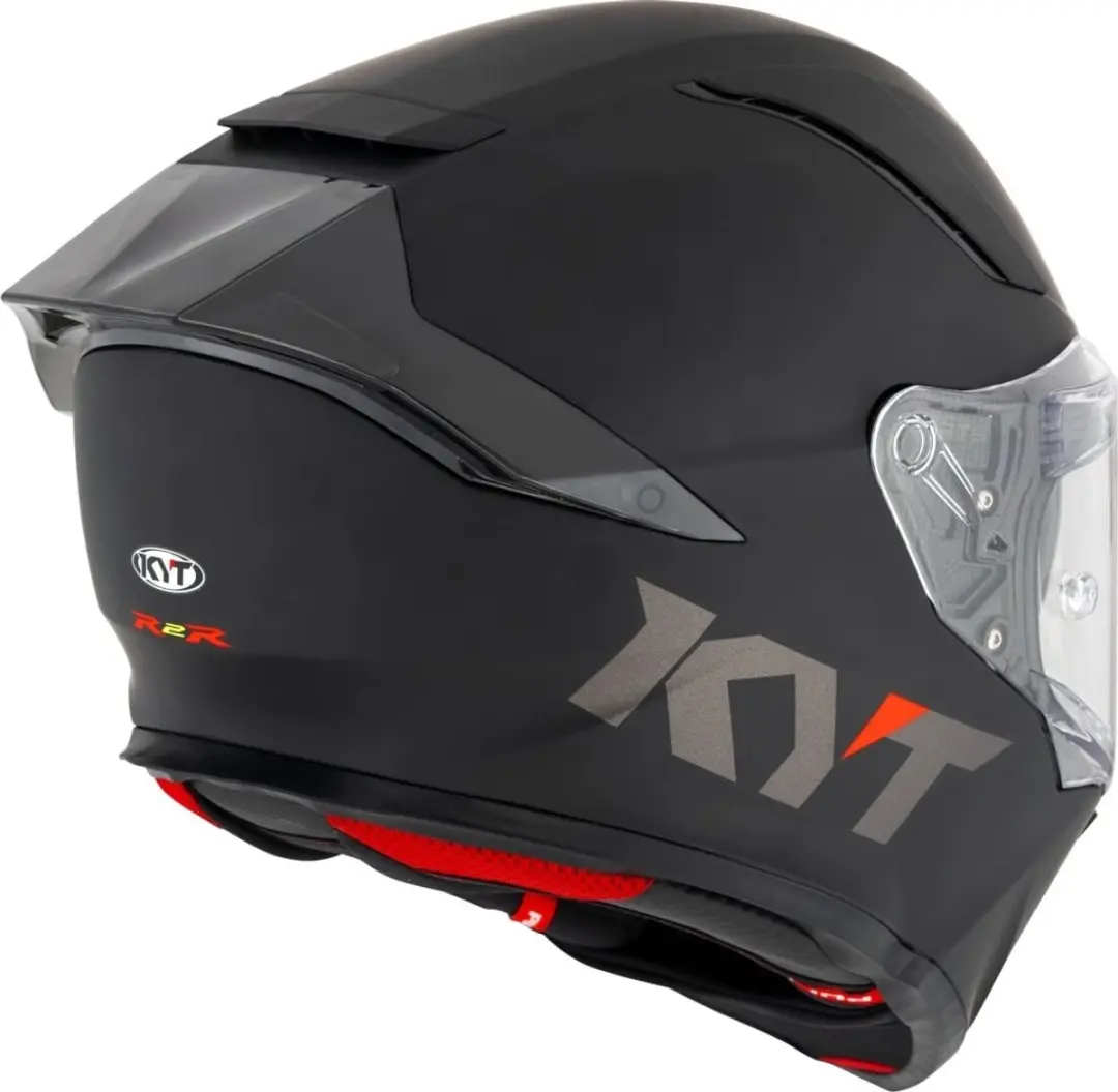 Kyt R2R Plain Mat Zwart Integraalhelm L - afbeelding 4 van 6