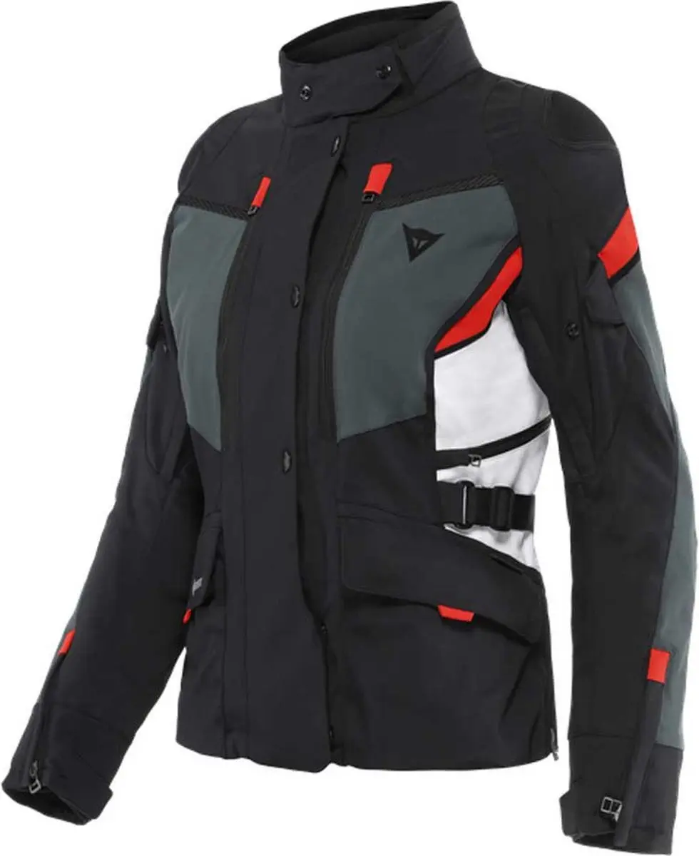 Dainese Carve Master 3 Gore-Tex Jas Dames Zwart Ebony Lava Rood