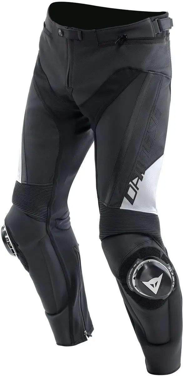 Dainese Delta 4 Leren Motorbroek Zwart Wit