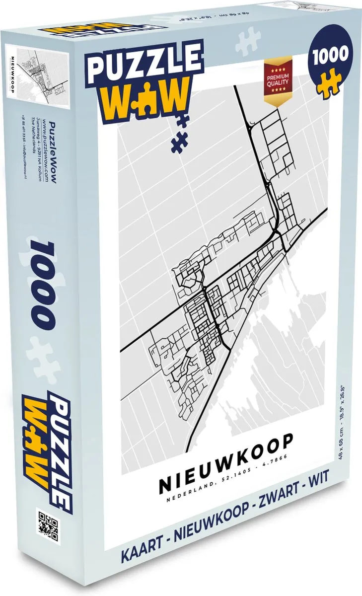 PuzzleWow Puzzel Nieuwkoop 1000 Stuks