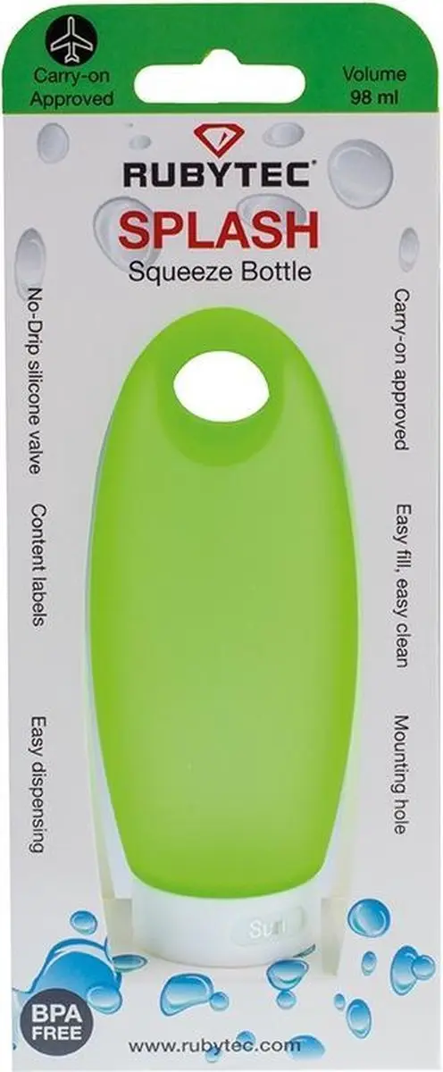 Rubytec Splash Knijpfles 98ml - Groen - afbeelding 2 van 3