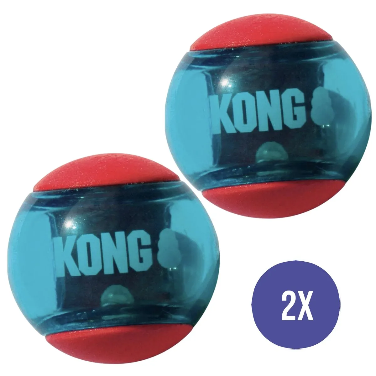KONG Squeez Action - S - Rood - afbeelding 2 van 4