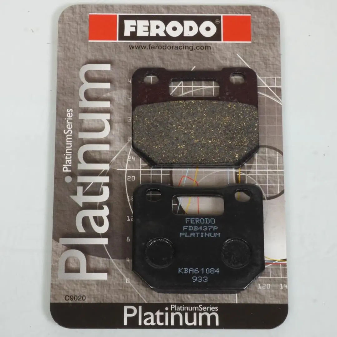 Plaquette de frein Ferodo pour Moto Suzuki 125 RG gamma 1985 à 1996 AV Neuf