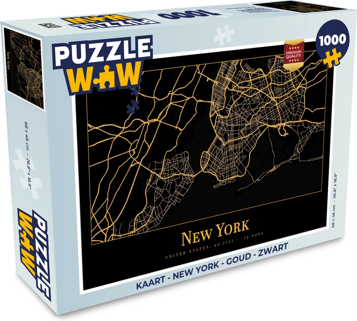 PuzzleWow New York Legpuzzel 1000 Stuks