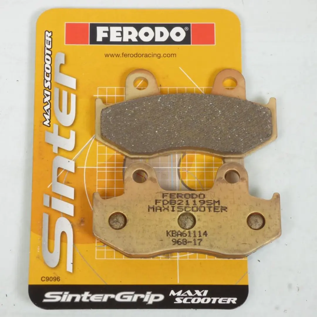 Plaquette de frein Ferodo pour Scooter Suzuki 250 Burgman 1998 à 2002 AN111 / A