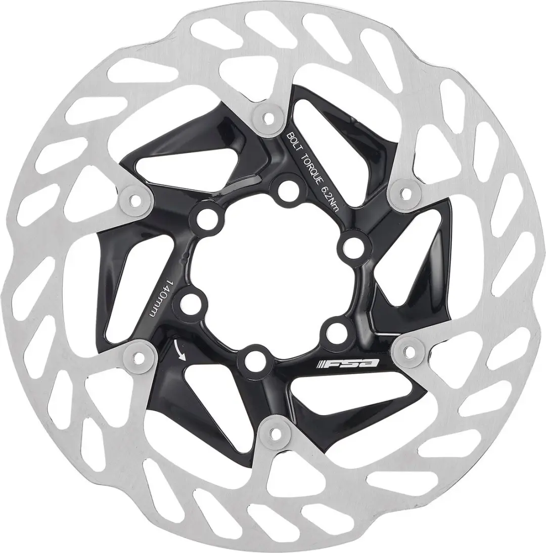 FSA K-Force WE Remschijf 6-bouts, zilver
