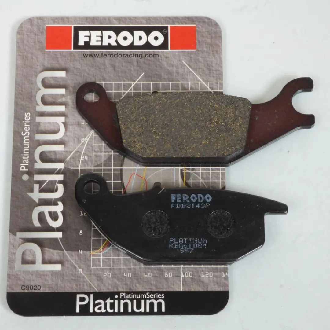 Plaquette de frein Ferodo pour Moto Honda 125 Varadero 2011 à 2013 JC49A / AR /
