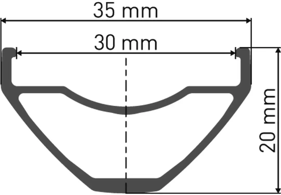 DT Swiss M 1900 Spline 30 Voorwiel 29" - Zwart - afbeelding 2 van 4