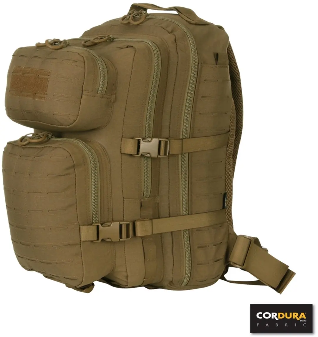 Fosco LaserCut 3-Days Assault Rugzak coyote