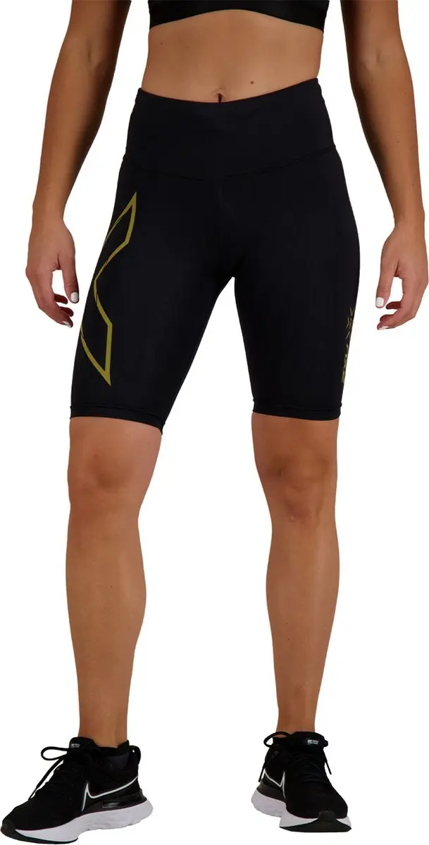 2022 2xu Dames Light Speed Mid-rise Comp Short Wa6593b