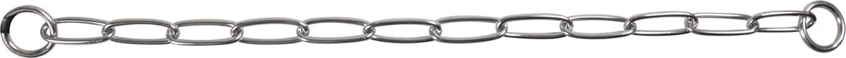 Flamingo Toppo Anti-trek Halsband - L 55cm - Zilver