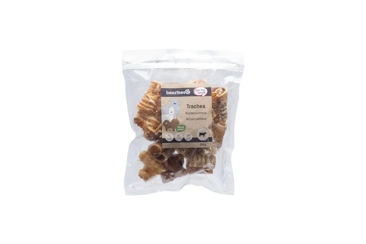 Beeztees Runderluchtpijp Hondensnack 200g