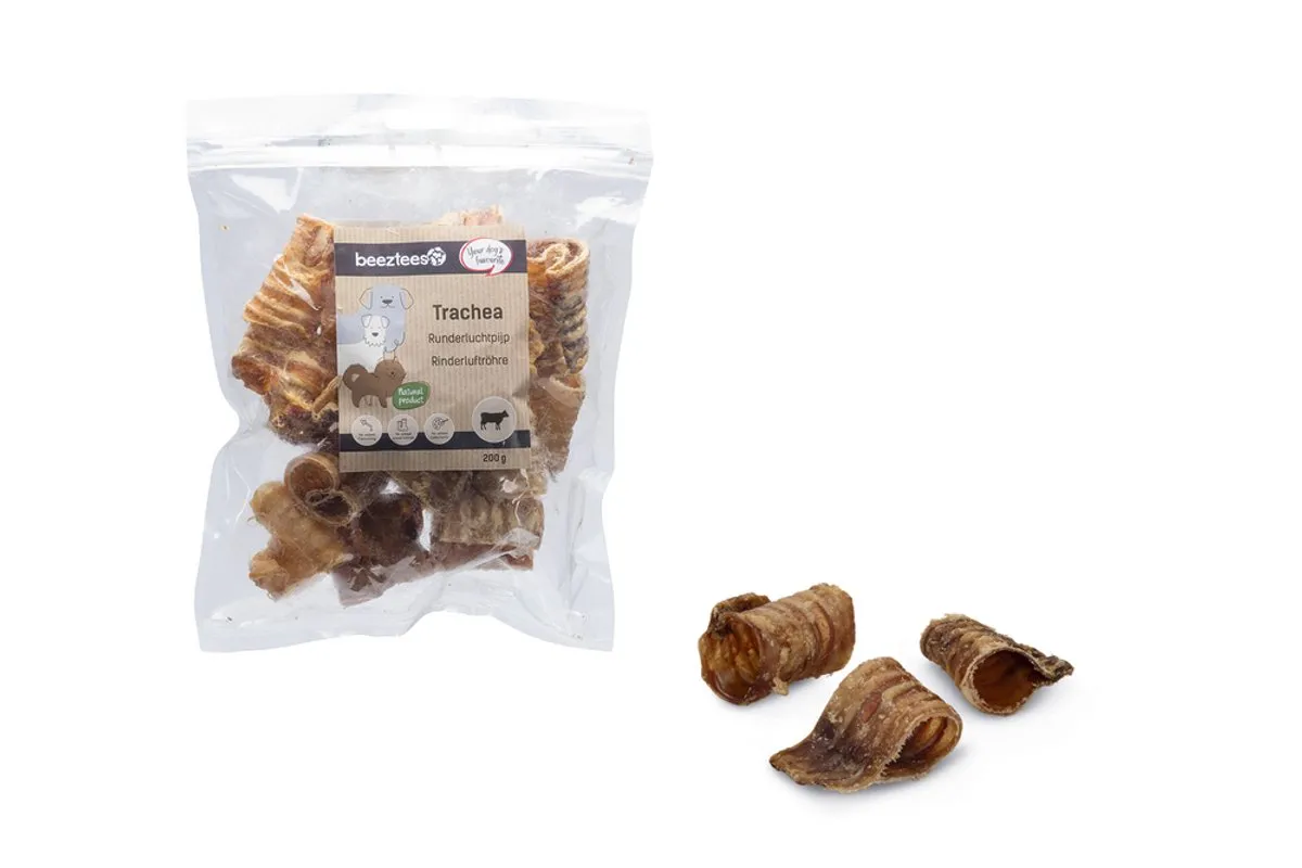 Beeztees Runderluchtpijp Hondensnack 200g