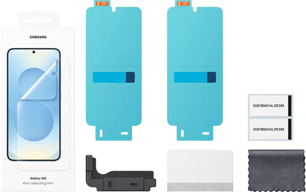 Samsung Galaxy S25 Anti-reflect Screenprotector - 2 Stuks