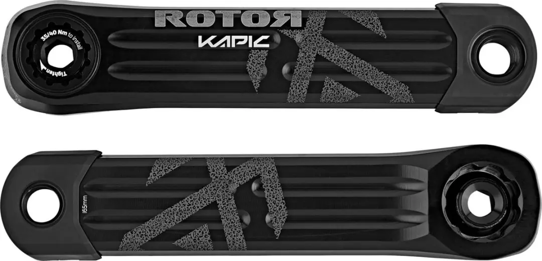 Rotor Kapic Crankarmen, black Pedaalarmlengte 170mm