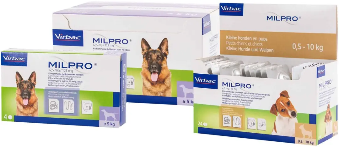 Milpro Grote hond ontwormingsmiddel 4 tabletten - afbeelding 5 van 6