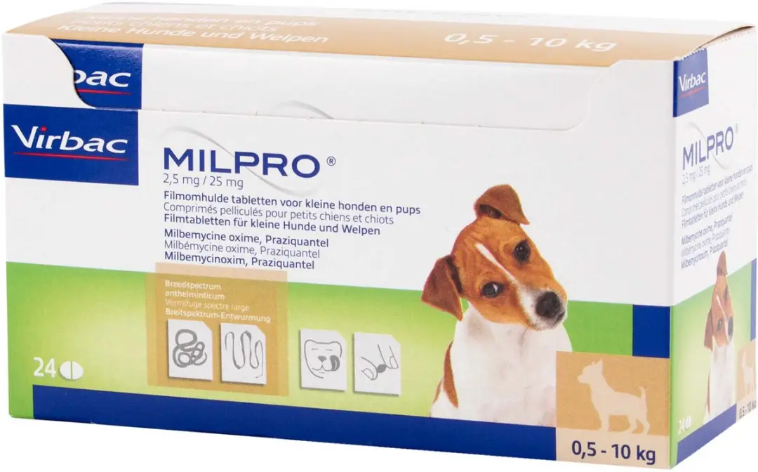 Milpro Grote hond ontwormingsmiddel 4 tabletten - afbeelding 3 van 6