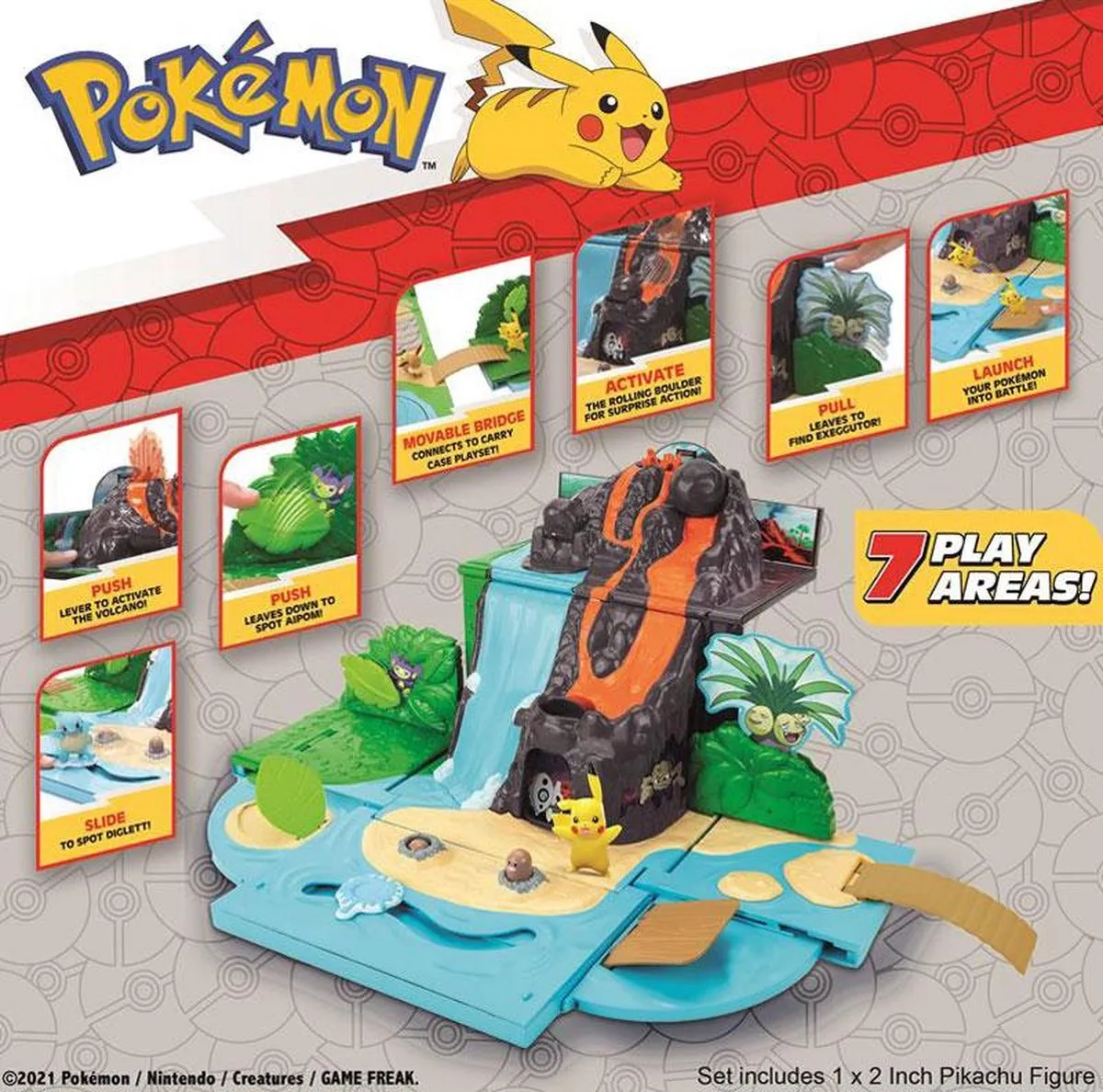 Pokémon PKW2366 Vulkaan Speelset - Multi