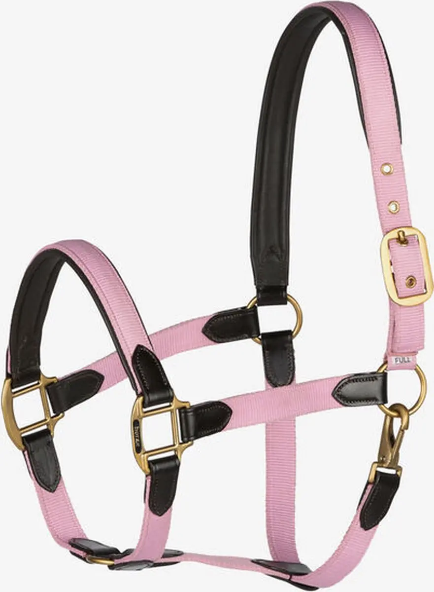 Horze Luxe halster leer / nylon