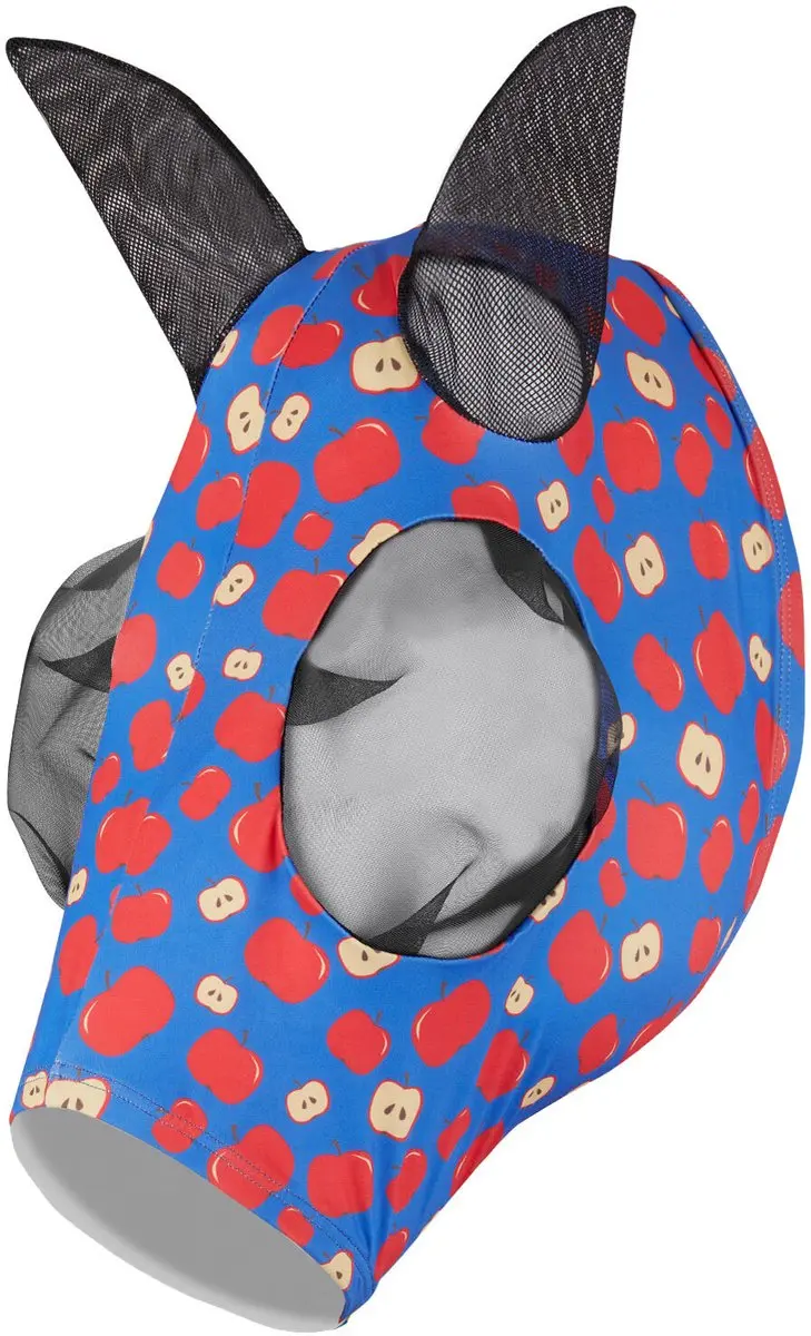 Horze elastisch pull-on vliegenmasker, Red, Warmblut