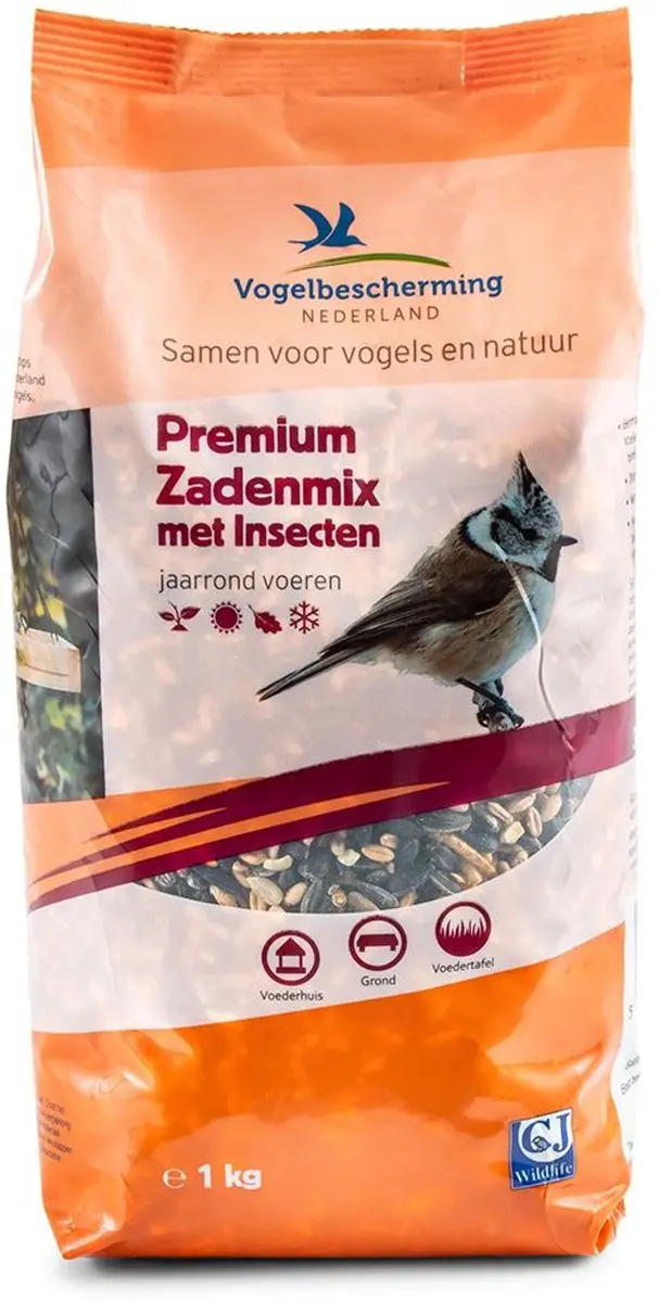 Vogelbescherming Nederland Premium zadenmix insecten 1kg