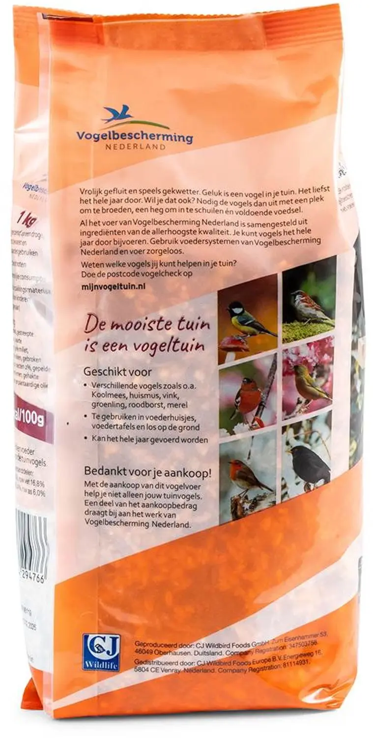 Vogelbescherming Nederland Premium zadenmix insecten 1kg - afbeelding 6 van 6