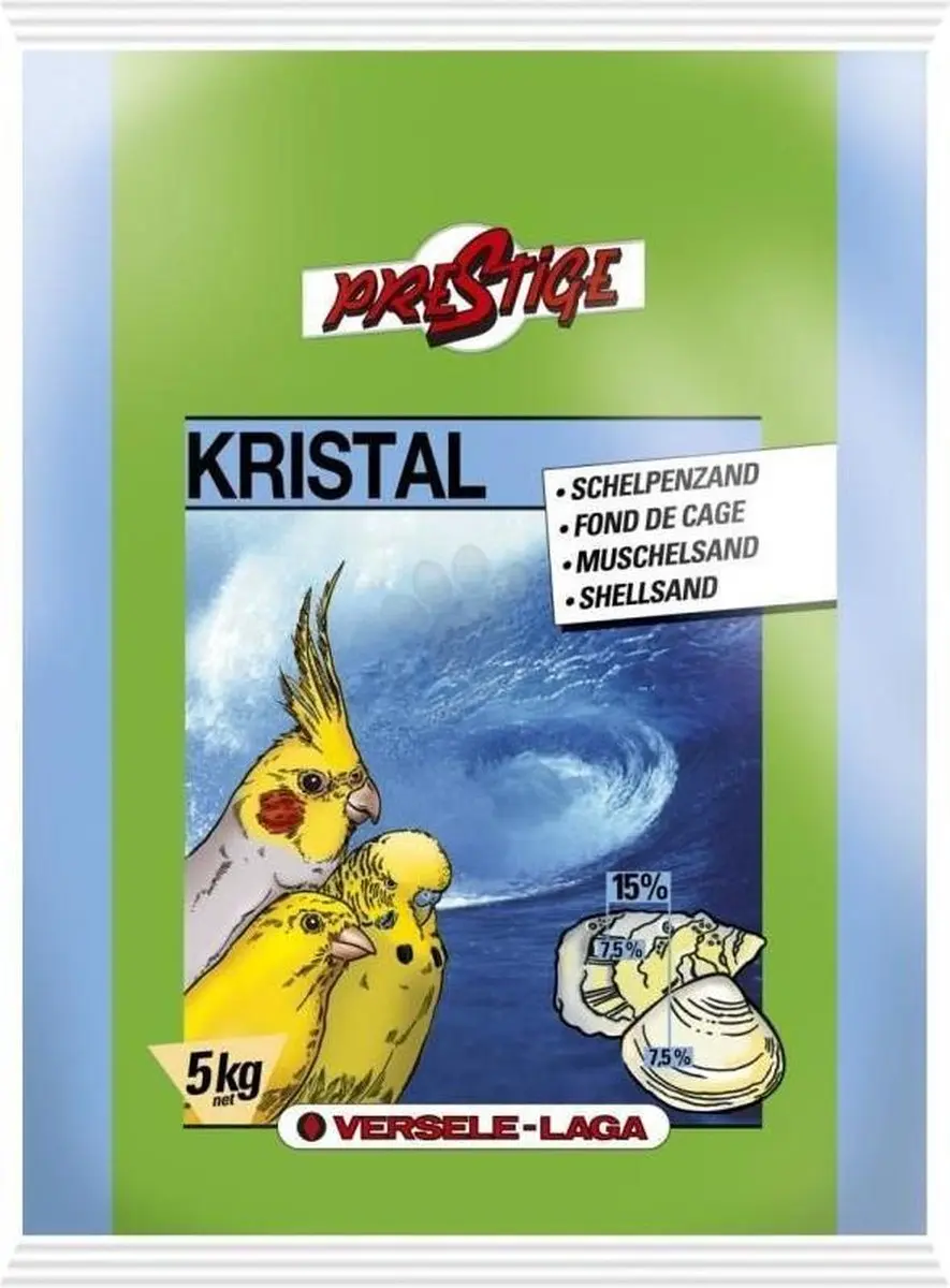 Versele-Laga Prestige Schelpenzand Kristal - 5 kg - afbeelding 3 van 3