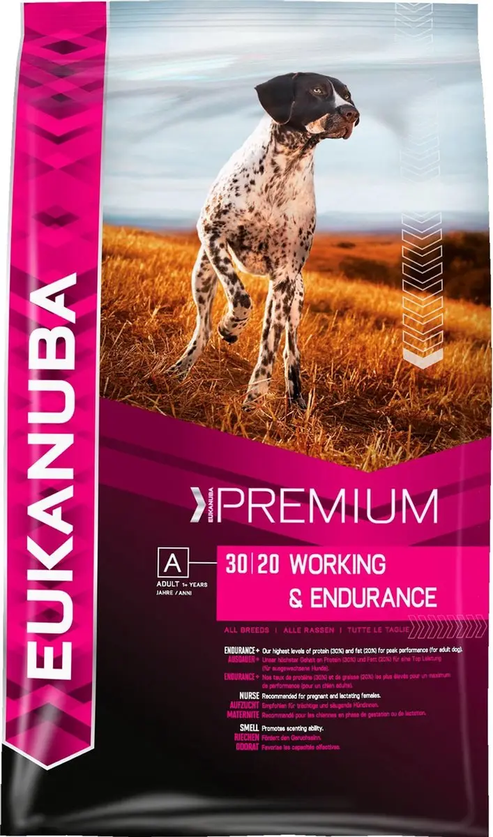 Eukanuba hondenvoer Adult working&endurance 15KG