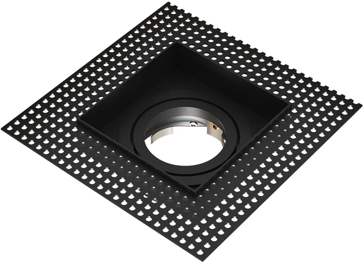 LEDVION Trimless LED Inbouwspot 130x130mm Zwart