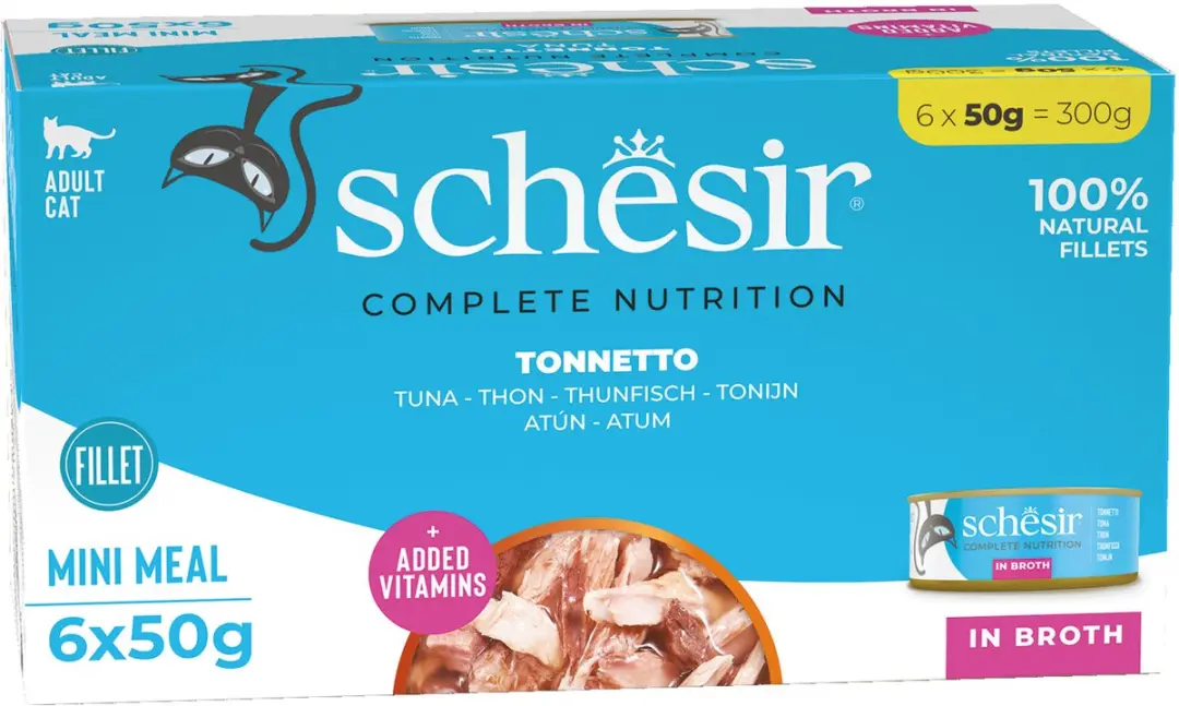 Schesir Natvoer voor Katten Tonijn