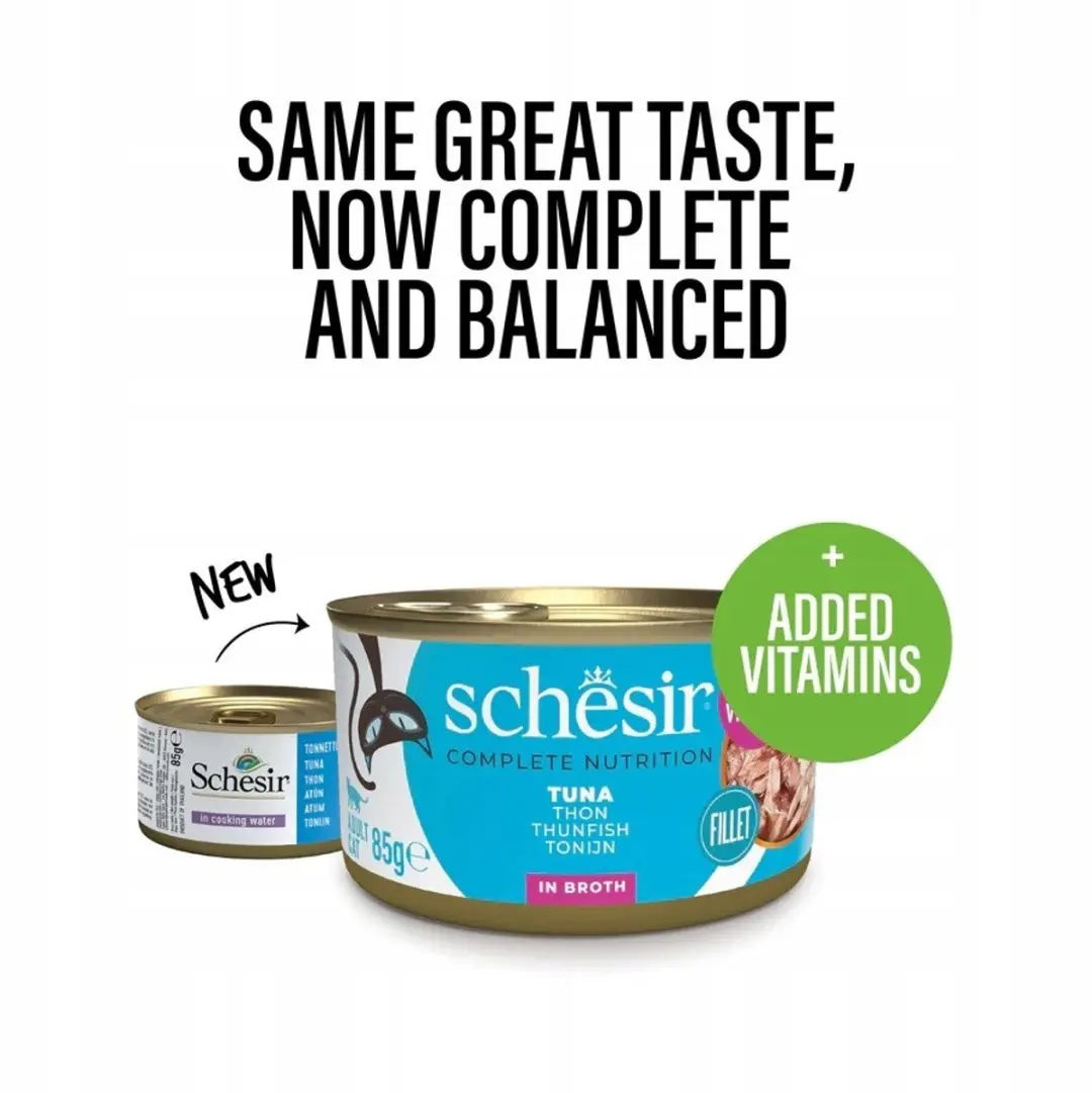 Schesir Natvoer voor Katten Tonijn - Multipak - afbeelding 5 van 6