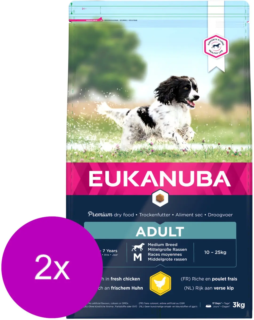 Eukanuba Active Adult Medium Breed Kip