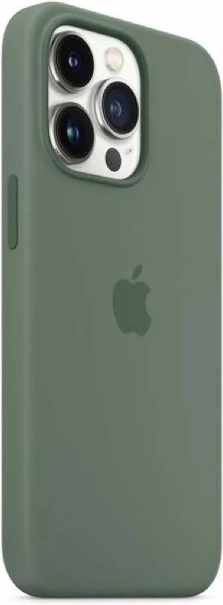 Apple Siliconen Hoesje MagSafe iPhone 13 Pro Max MN6C3ZM/A - Eucalyptus - afbeelding 6 van 6