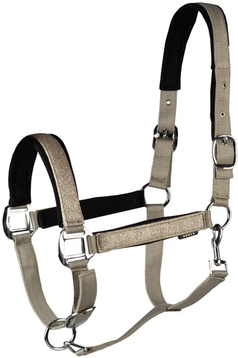 Horka Halsterset Brilliance Cob Taupe - afbeelding 2 van 5
