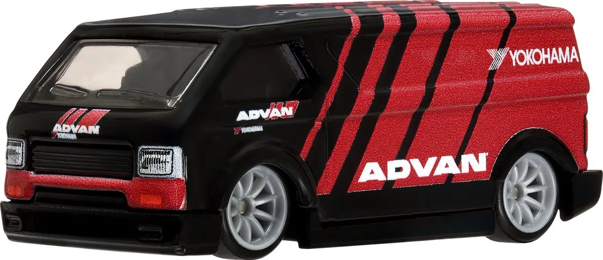 Hot Wheels MBK Van Advan Boulevard HRT67 Auto - Zwart/Rood