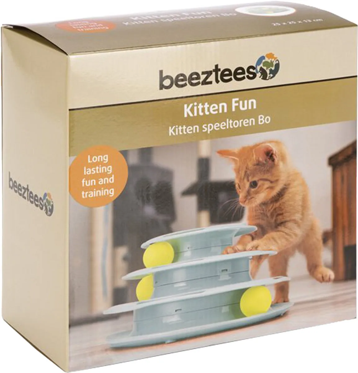 Beeztees Kitten Speeltoren Bo - Mint - 25x25x13cm
