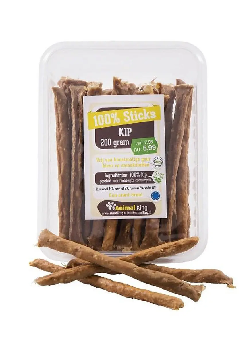 3 x 100%-sticks voordeelbox-kip-hondensnack