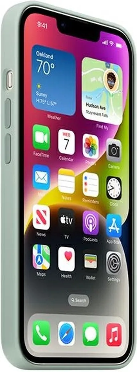 Apple Siliconen Hoesje iPhone 14 Plus MagSafe - Agavegroen MPTC3ZM/A