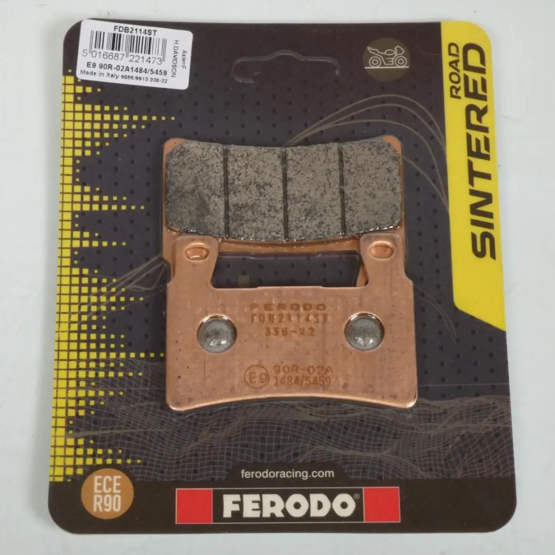 ferodo remblok voor honda 1800 goldwing motorfiets 2014 tot 2016 sc68p / av nieu