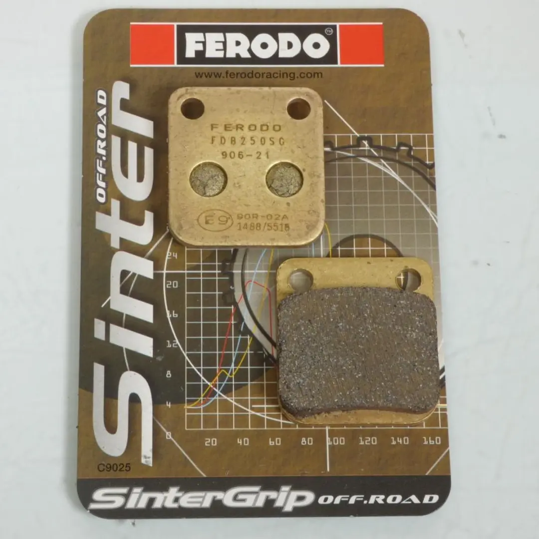 Ferodo remblok voor Quad Yamaha 400 Yfm G Grizzly 2007 AVG / AVD Gloednieuw