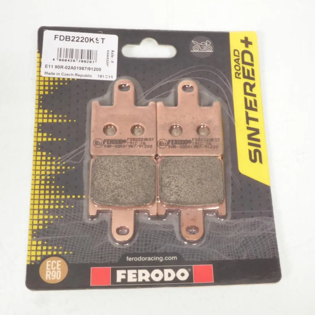 Remblokken Ferodo voor Motor Kawasaki 750 Z R ABS 2011 tot 2013 linksvoor / rech
