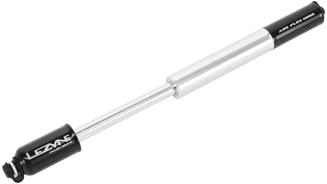 Lezyne Alloy Drive Mountainbike handpomp Medium Zwart/Zilver - afbeelding 3 van 6