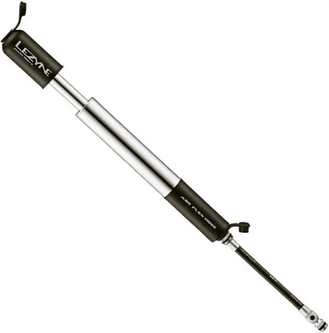 Lezyne Alloy Drive Mountainbike handpomp Medium Zwart/Zilver - afbeelding 4 van 6