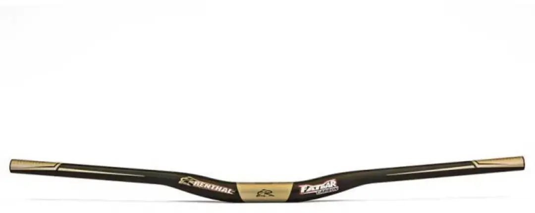 Renthal V2 Fatbar Carbon Rise 20 Mm Stuur Zwart 31.8 mm / 800 mm