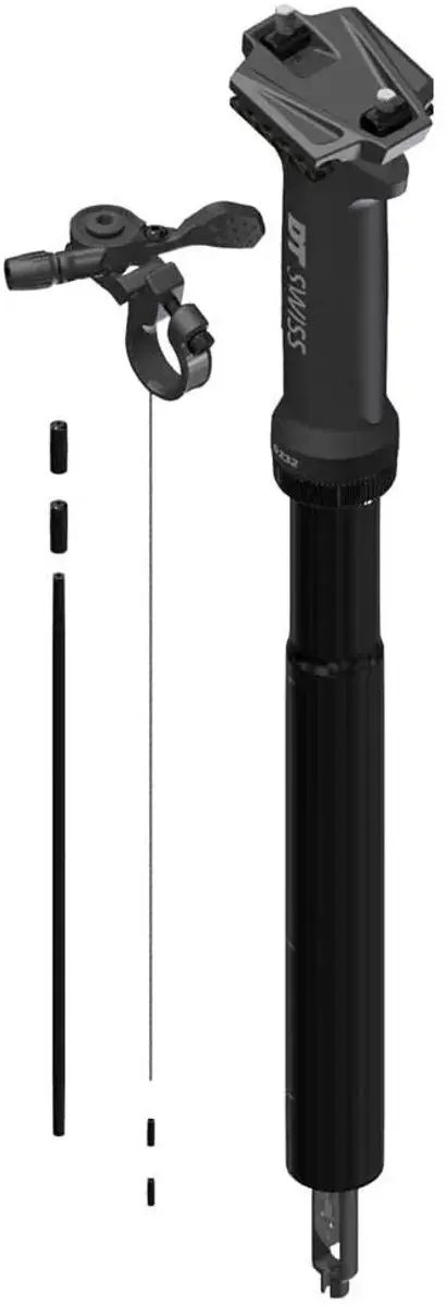 DT Swiss D 232 Trigger Dropper Zadelpen 30.9mm 60mm Zilver