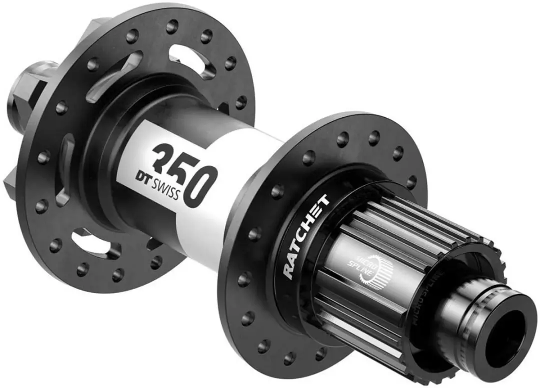 DT Swiss achternaaf 350 SH 12V ATB Boost Disc IS aluminium 28G 148/12mm zwart