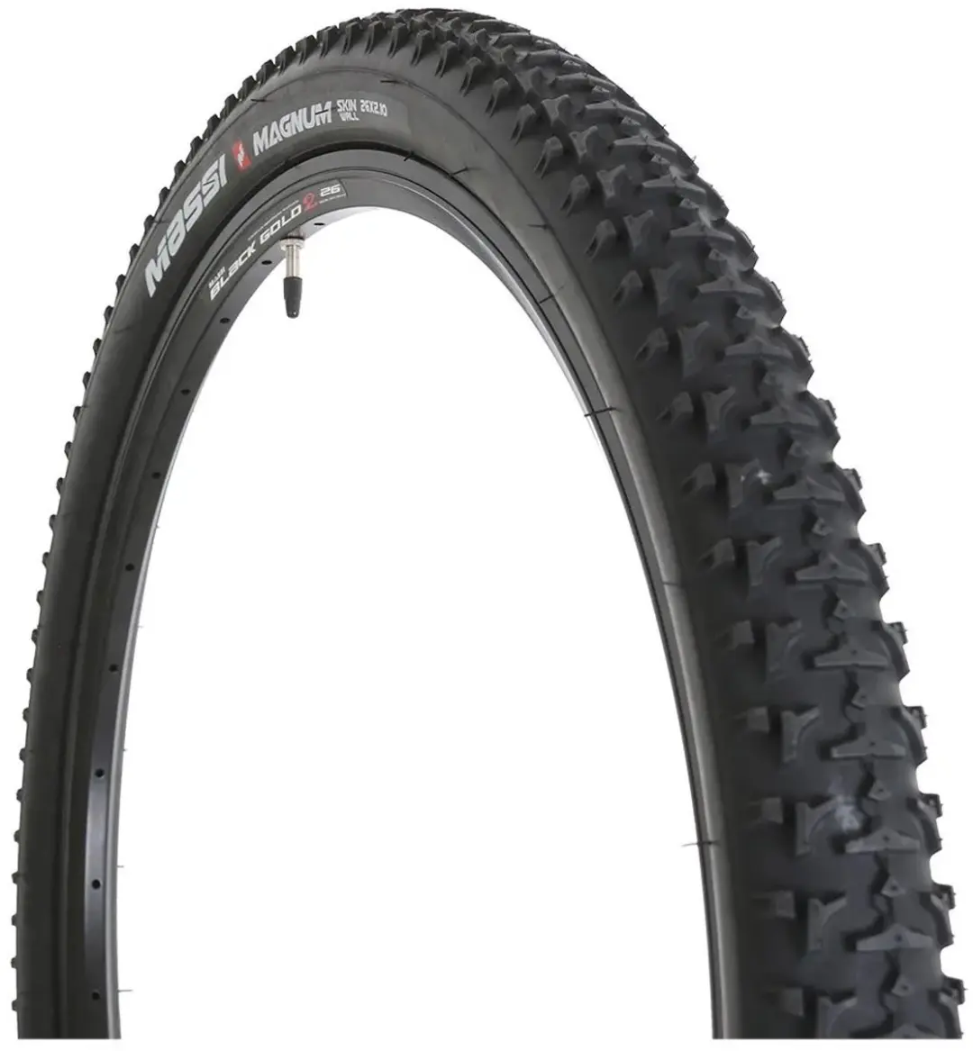 Massi Magnum Skin Wall 26´´ X 2.10 Stijve Mtb-band Zwart 26´´ x 2.10