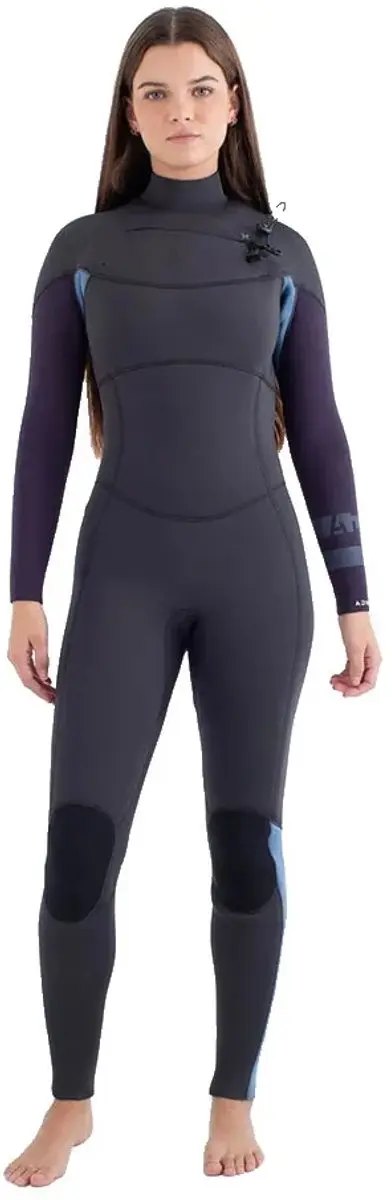 Hurley Advant 4/3 Mm Dames Wetsuit Van Neopreen Met Lange Mouwen En Rits Op De B